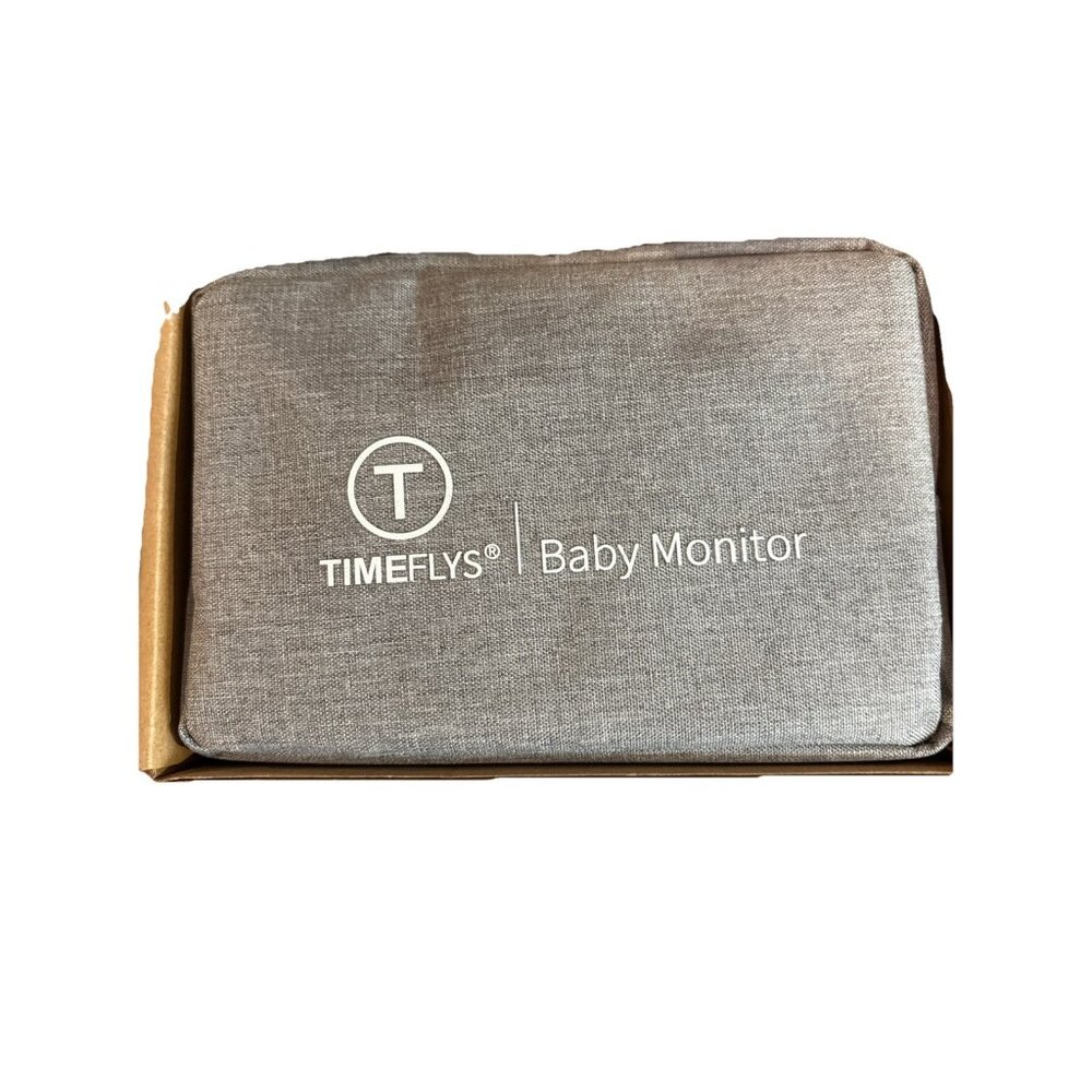 Timeflys Crown Baby Monitor Set With Gray Carry Case NOB